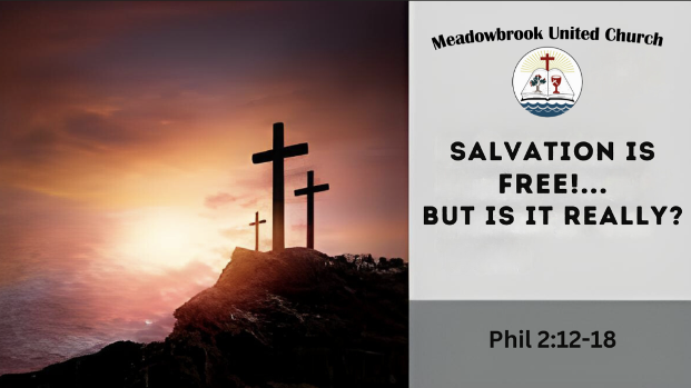 SALVATION IS FREE... BUT IS IT REALLY? 