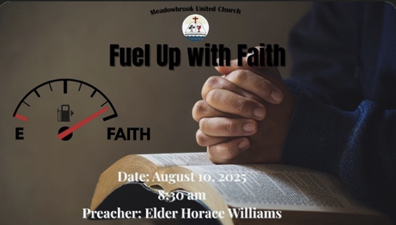 FUEL UP WITH FAITH.